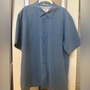 Quicksilver Waterman collection button down shirt men’s Large blue